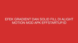 Efek Gradient dan Solid Fill di Alight Motion Mod APK Effstartup.id